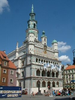 Poznan Stary Rynek z Ratuszem